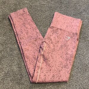 Gymshark Speckled Pink Leggings